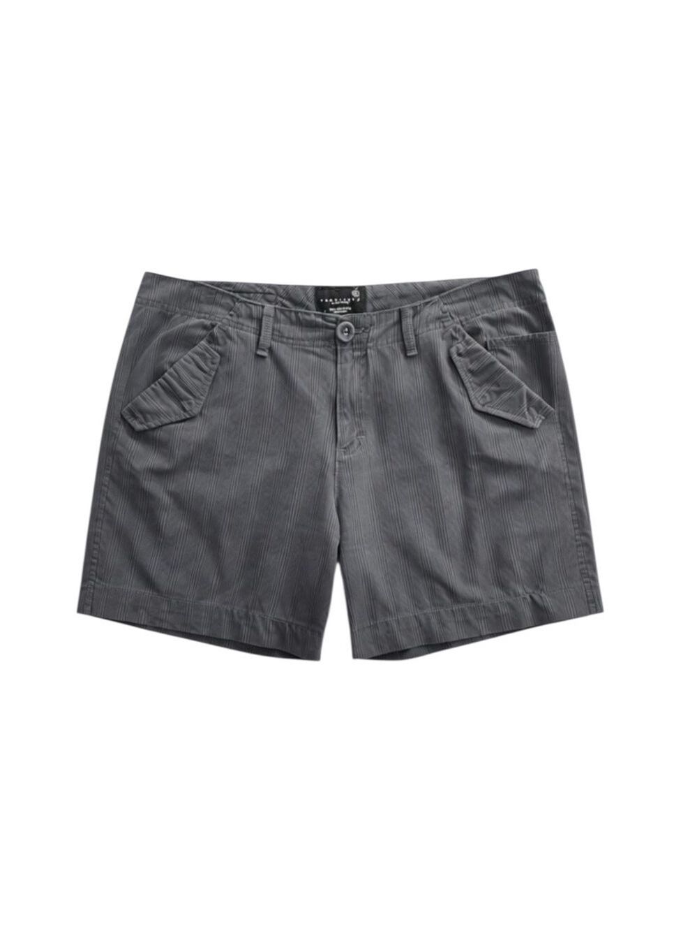Vintage Sanctuary Clothing Gray Pinstripe Cargo Shorts Women’s Large USA Made